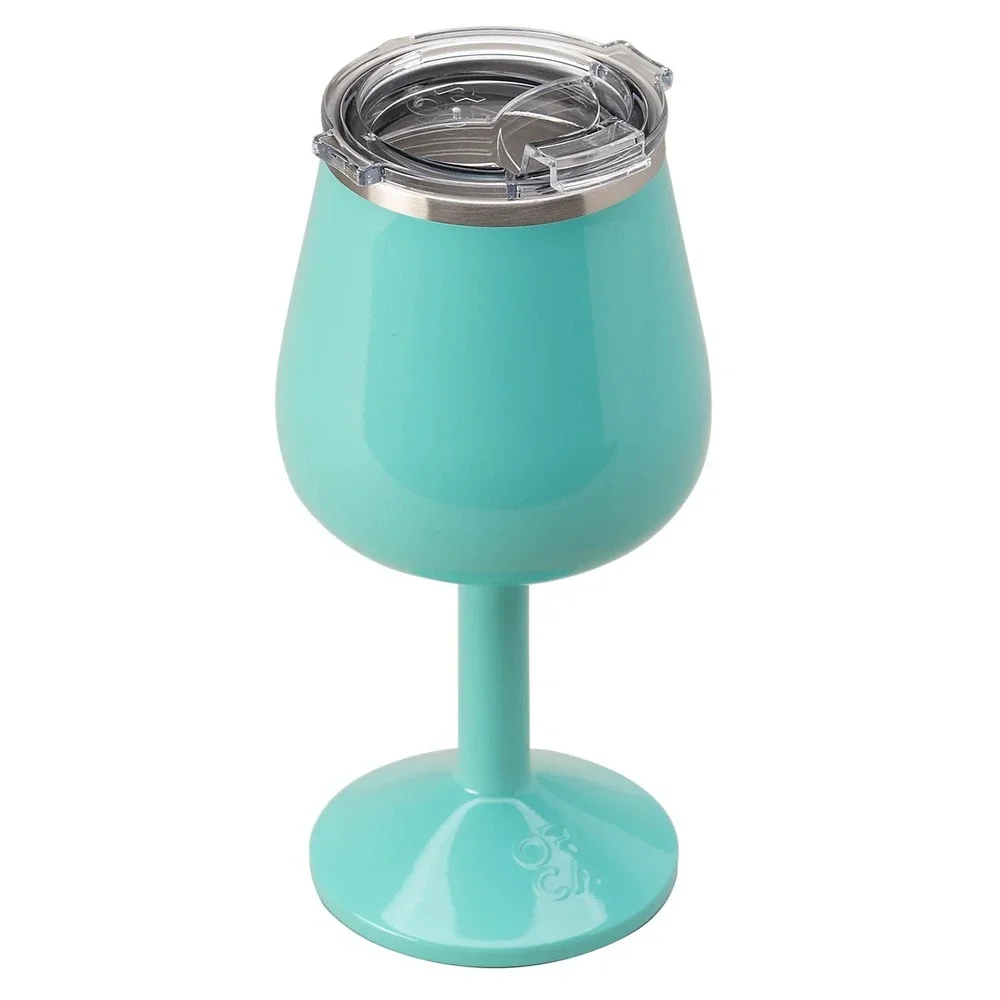 ORCA Vino Seafoam 15oz Insulated Stainless Steel Wine Cup w/ Lid Dishwasher Safe